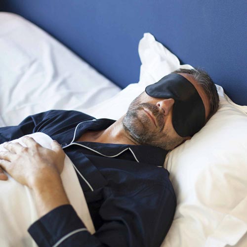 Dark Grey Silk Øyemaske Dark Grey Silk Øyemaske